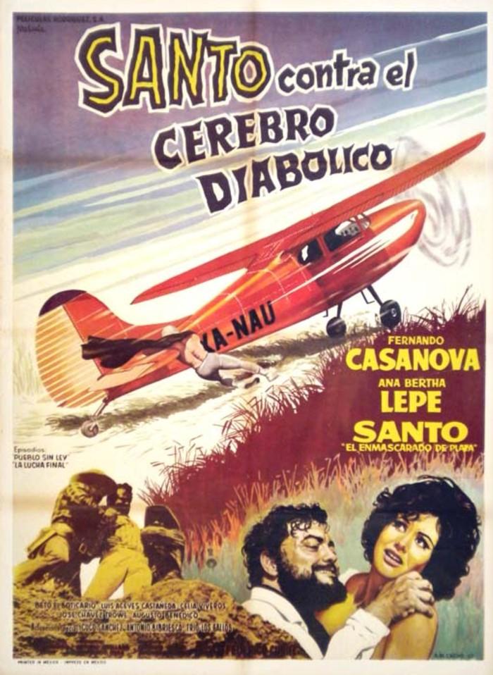 Santo Contra El Cerebro Diabolico (1961) poster